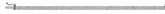 Collier Weissgold 750 Backsteinmuster 3-reihig - CGO201145